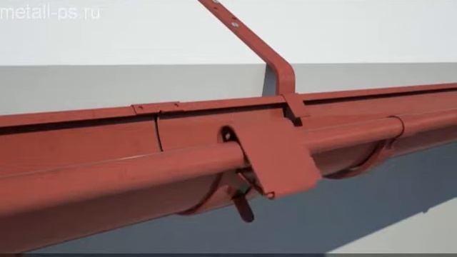 Металлический водосток Lindab - монтаж смотреть онлайн