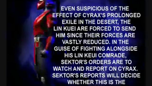 Sektor - Mortal Kombat Gold Character Bio смотреть онлайн