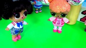 ВОЛОСЫ ИЗ ВОДЫ? С СЮРПРИЗАМИ?? LOL WATER BALLOON SURPRISE КОНКУРС ЛОЛ МУЛЬТИК с игрушками Даринел
