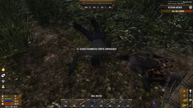 7 days to die Starvation #2 Кровавой ночью льется кровь. (18+) смотреть онлайн