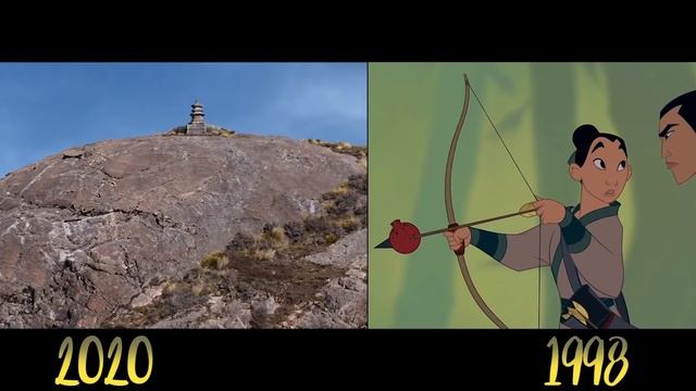 Mulan 1998 Vs  Mulan 2020 Comparison