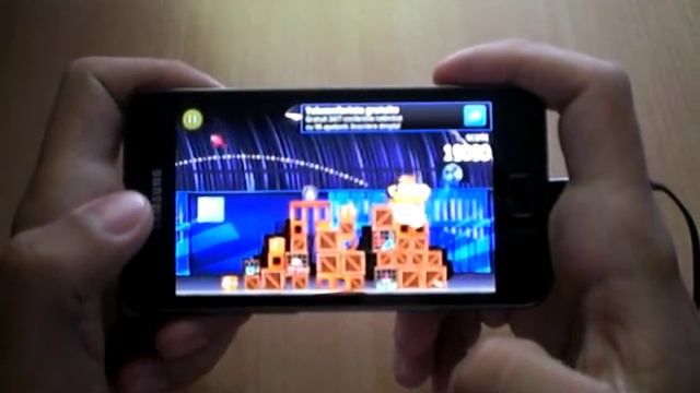 Angry Birds Rio pe Samsung Galaxy S II смотреть онлайн