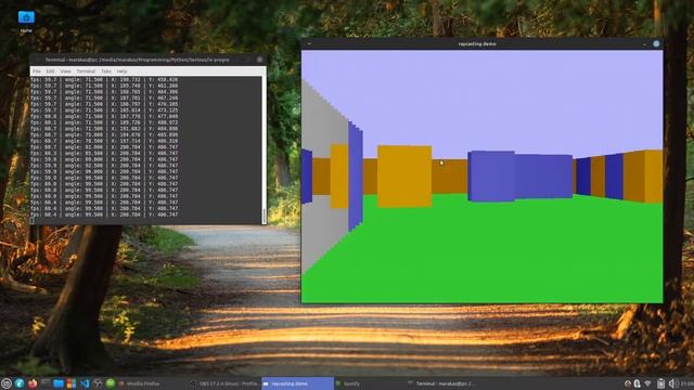 The simplest pseudo-3D engine in python (like Wolfenstein 3D) смотреть онлайн