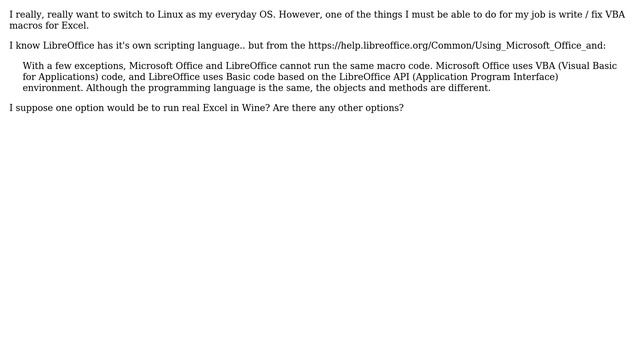 Ubuntu: Microsoft VBA on Linux смотреть онлайн