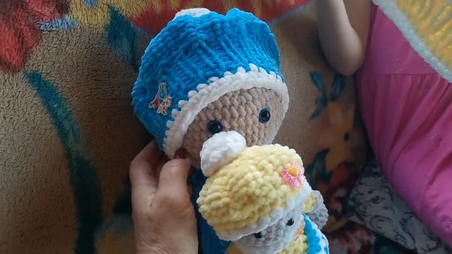 Вязаная кукла Лали для Евы. смотреть онлайн