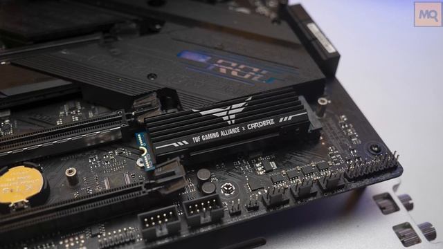T-Force Cardea II TUF Gaming Alliance обзор. Быстрый М.2 с охлаждением смотреть онлайн