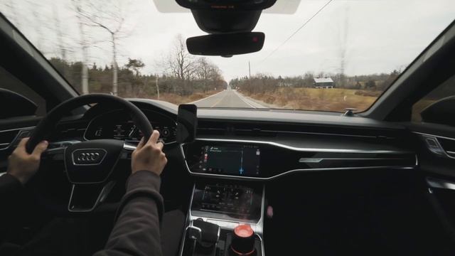 1-Hour ASMR: 2023 Audi RS6 Winding Roads Drive Cockpit View | Pure V8 Sound (No Talk, No Music) смотреть онлайн