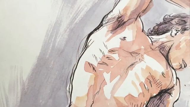 Adding water color washes two sketches of figure drawings смотреть онлайн