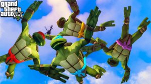 ГТА 5 МОДЫ ЧЕРЕПАШКИ НИНДЗЯ УЧАТСЯ ЛЕТАТЬ! ОБЗОР МОДА В GTA 5! ИГРЫ ГТА МИР МОДОВ ДЛЯ ДЕТЕЙ ROLEPLAY