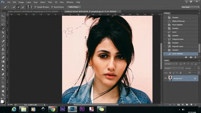 How To Use The QUICK SELECTION & MAGIC Tool in Photoshop | Full Tutorial for Beginners | HINDI смотреть онлайн