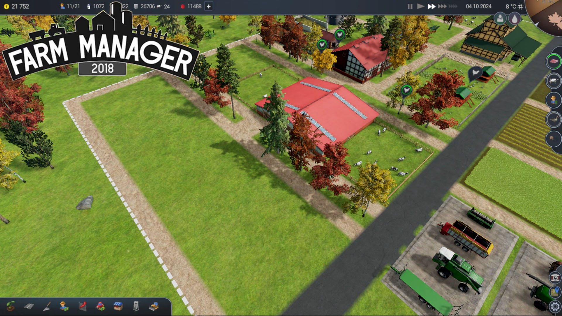 Переселяем Коров в новые коровники - Farm Manager 2018 #25 смотреть онлайн