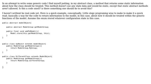 Abstract methods being used as static methods in java? смотреть онлайн