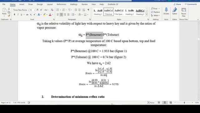 Multicomponent Distillation Column Design using Fenske-Underwood-Gilliland (FUG) equations смотреть онлайн