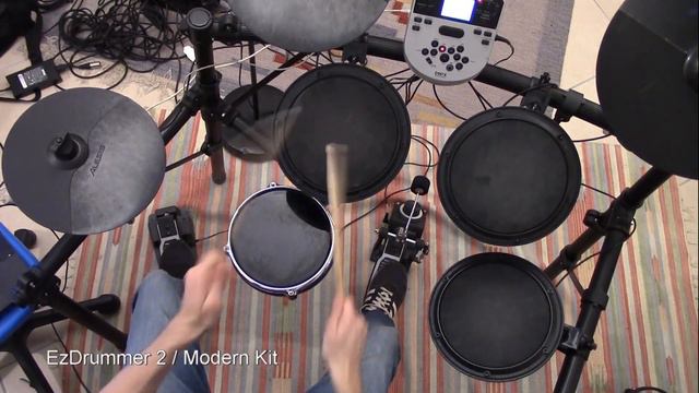 Alesis Dm7x Test Standard Kit + ToonTrack Ez Drummer 2 смотреть онлайн