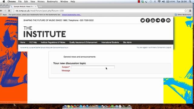 How to Use the News Forum in the VLE смотреть онлайн