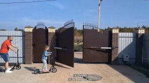 Автоматические распашные ворота