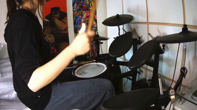 Noragami Aragoto Opening「狂乱Hey Kids!! / THE ORAL CIGARETTES」- Guitar/Drums Cover ft. @teixeirahs смотреть онлайн