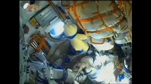 Взлет космического корабля "Союз ТМА-11М"