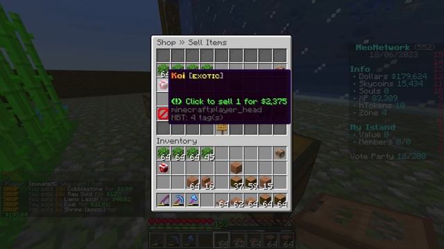 You're Fishing Wrong | Minecraft Skyblock Let's Play Episode 2 (Bedrock/Java Server IP) смотреть онлайн