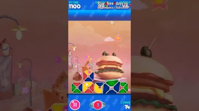 Swipe Brick Attack! Hit Breaker, 12 миссия # Тест игры смотреть онлайн