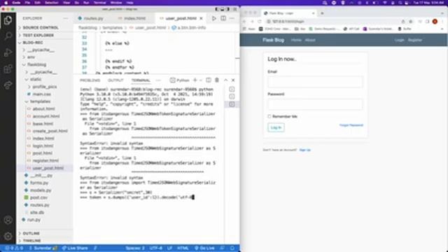 Build a Simple Blog with Flask part 8 - Step-by-Step Tutorial | Python in Tamil смотреть онлайн