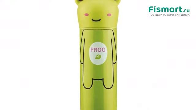 Покупки для кухни | Чайники и термосы: обзор Детский термос Fissman 200 мл зеленый Лягушка 9685