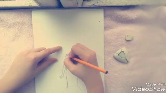 |Зарисовка девушки карандашом|?✏ смотреть онлайн