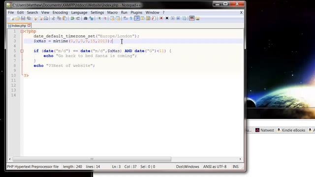 PHP Tutorial - 10 - AND and OR смотреть онлайн