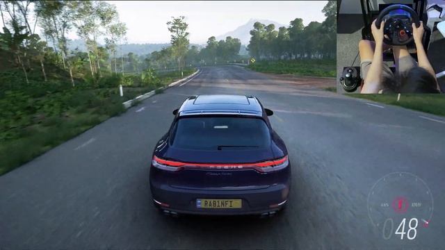 Porsche Macan Turbo & Jaguar F-Pace S - Forza Horizon 5 | Logitech G29 4K смотреть онлайн