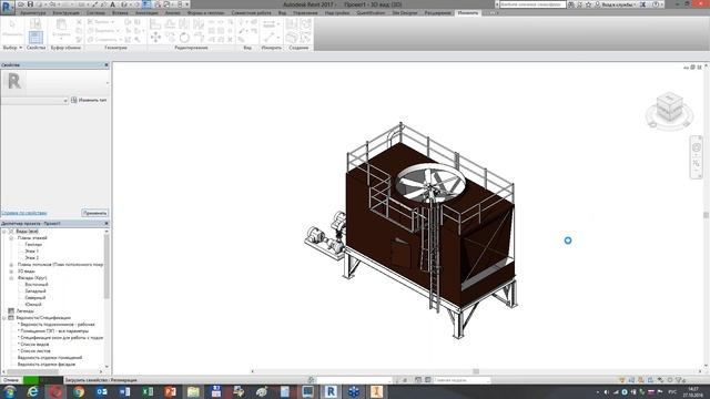 Совместная работа Revit и Inventor. Разработка нестандартного оборудования в Inventor смотреть онлайн