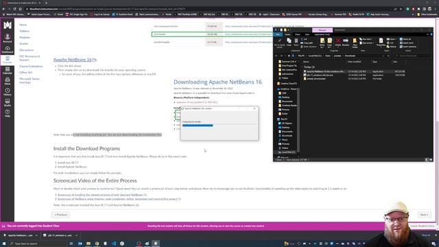 Installing Java SE Development Kit 17 with Apache NetBeans 16 смотреть онлайн
