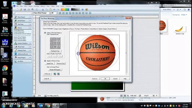 How to crop a photo with PrintShop 23.1 Print Shop смотреть онлайн