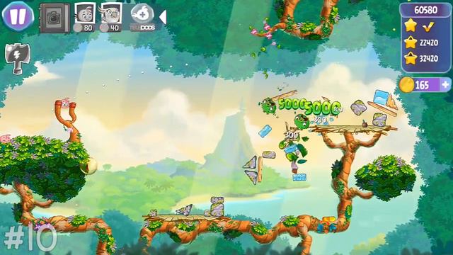 Angry Birds Stella - Wall of Pigs 1 Level 7,8,9,10,11 - Walkthrough 3 Stars Gameplay - Android iOS смотреть онлайн