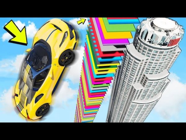 КАК ВЫСОКО ЧИТ ТАЧКА УЛЕТИТ С ТРАМПЛИНА В GTA 5 ONLINE? ЭКСПЕРИМЕНТЫ В ГТА 5 ОНЛАЙН!