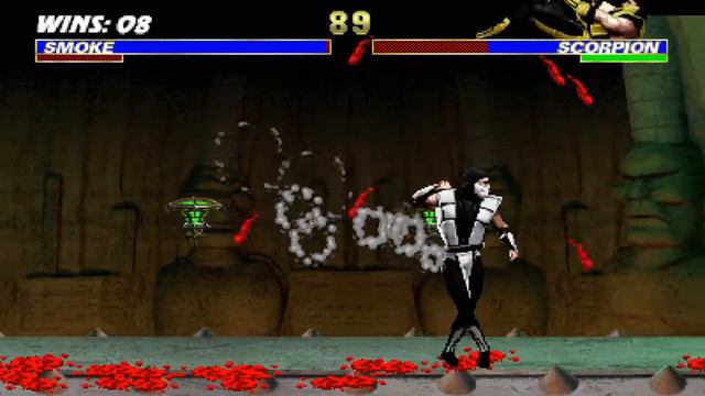 Ultimate Mortal Kombat 3: Human Smoke Rev 1.3 Final Beta Playthrough (MAME) (1080p 60fps) смотреть онлайн