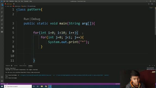 * Star Pattern Problem using Java | Java Tutorial [In Bengali] | Code With Arrow смотреть онлайн