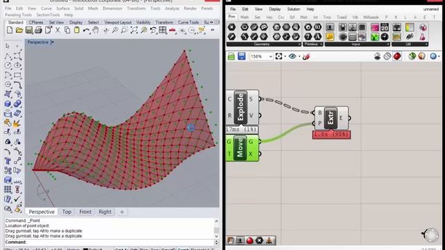 Grasshopper - Pieles Paramétricas MeshEdith+LunchBox+Wb / #grasshopper3d #grasshopper #rhinoceros3d смотреть онлайн