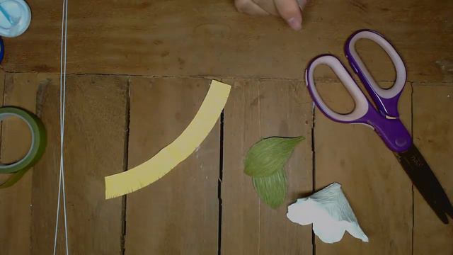 How to Make Nierembergia Crepe Paper flowers - Flower Making of Crepe Paper - Paper Flower Tutorial смотреть онлайн