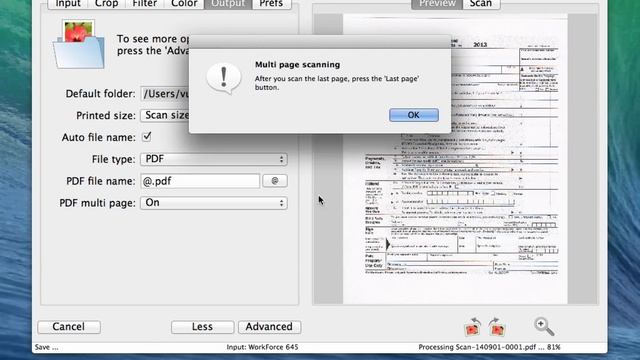How to scan a multipage PDF document with VueScan смотреть онлайн