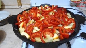 Мясо с овощами в казане / Басма.