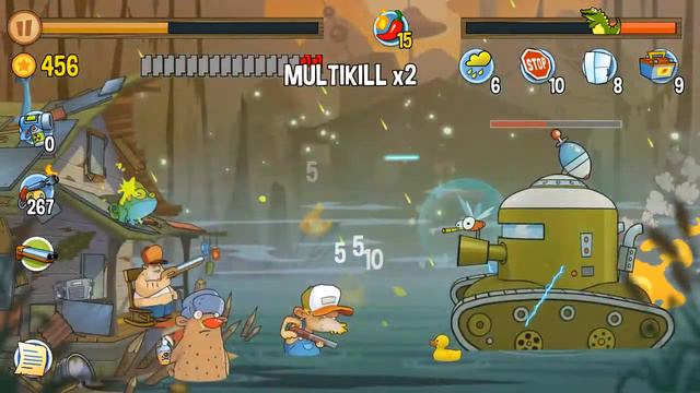 Swamp Attack - Episode 8. Level 24 Gameplay Android walkthrough смотреть онлайн