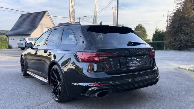 2019 AUDI RS4 Avant 2.9 Quattro Black Edition смотреть онлайн