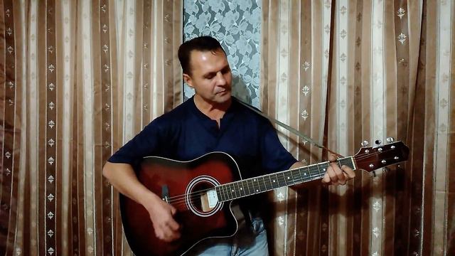 "Чёрный ворон" - Казачья народная песня - ( гитара,кавер...)... смотреть онлайн