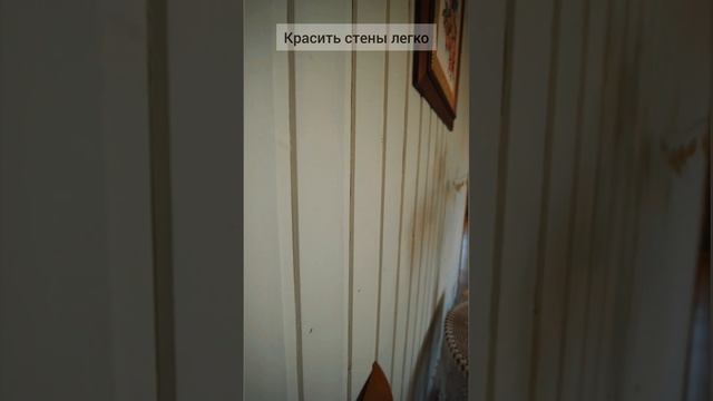 Красить стены - это легко. Пробуйте на даче.? #shorts смотреть онлайн