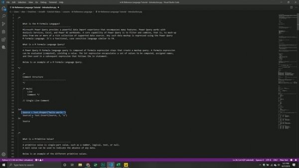 M Programming Language: Introduction