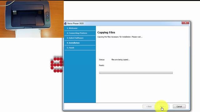 Xerox Phaser 3020 - Installing and wireless printing смотреть онлайн