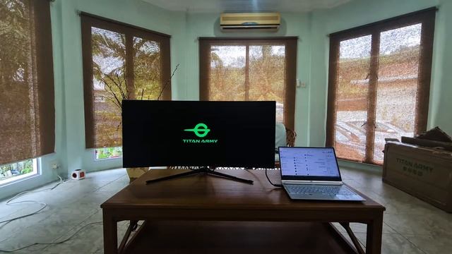 Unboxing the 34-inch Titan Army ultrawide curved gaming monitor смотреть онлайн