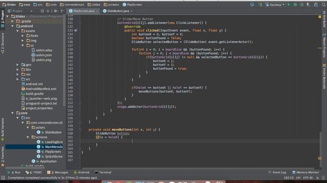 LibGDX - Scene2D (Slide 15) - Finishing The Game 1 (Part 11) смотреть онлайн