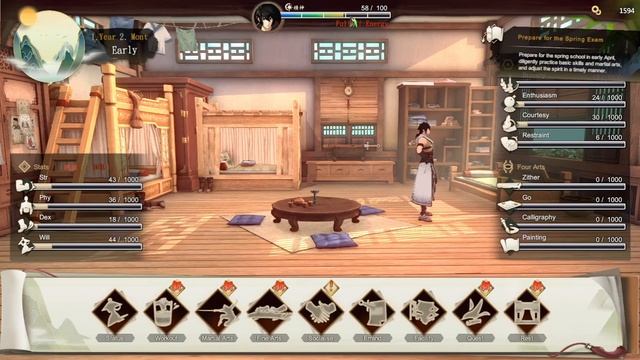 Path Of Wuxia Ep 3 - Stats And Choices Explained [ Let's Play, Walkthrough Guide, Commentary ]