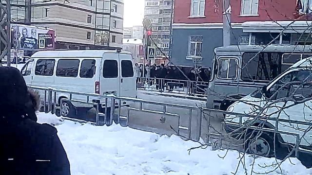 Интересное происходило в центре Барнаула 23.01.2021 смотреть онлайн